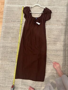 Old Navy Brown Midi Dress